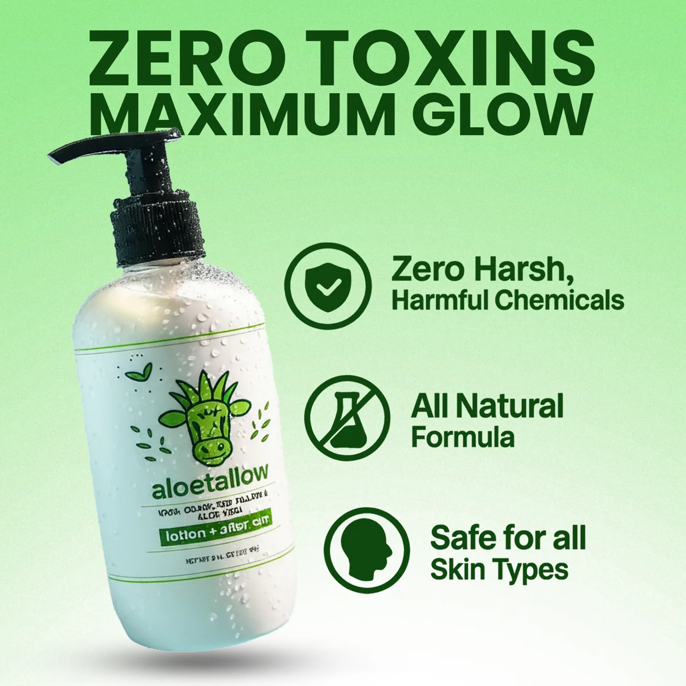 Anzeige „Zero Toxins – Maximum Glow“